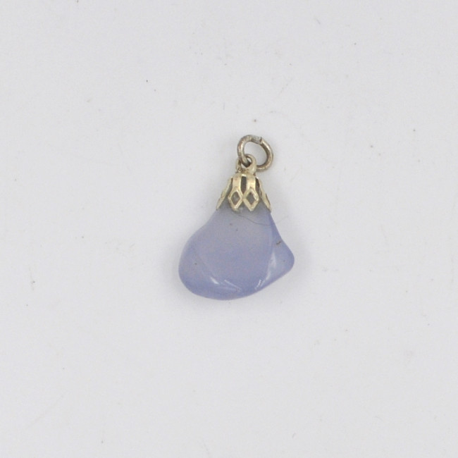 Chalcedony blue pendant 1PC