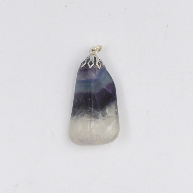 Fluorite rainbow pendant 1PC