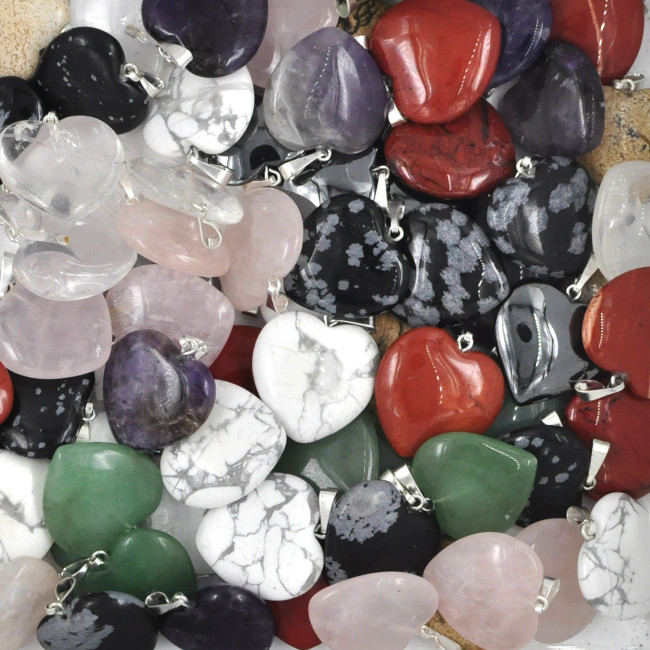 Pendant heart-shape 2cm 1PC