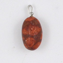 Coral red pendant 1PC