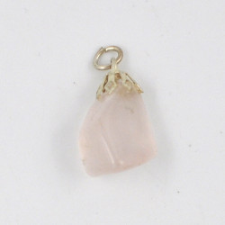 Girasol Quartz pink pendant 1PC