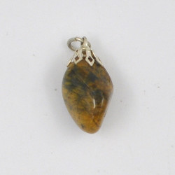 Gold Quartz pendant 1PC