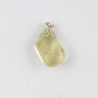 Labradorite gold pendant 1PC