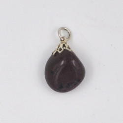 Opal brown pendant 1PC