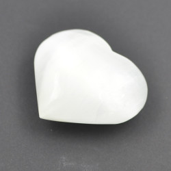 Selenite heart 7cm