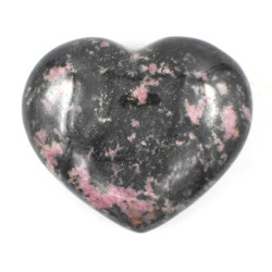 Rhodonite heart 8-10cm 1PC