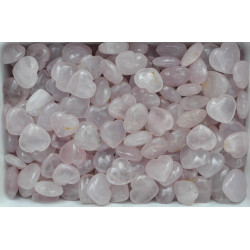 Rose Quartz hearts (S) 1PC Rose Quartz hearts (S) 1PC