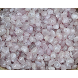 Rose Quartz hearts (S/M) 500GR Rose Quartz hearts (S/M) 500GR