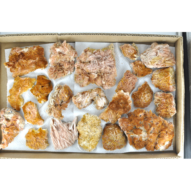 Barite clusters 1TRAY