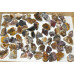 Barite / Calcite clusters with crystals 1TRAY