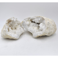 Rock Crystal geode 11-12cm 1BOX