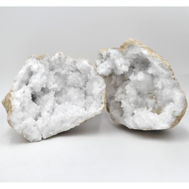 Rock Crystal geode 14-15cm 1BOX