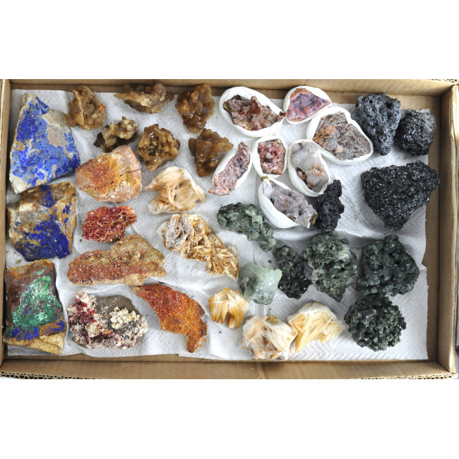 Mix tray with minerals L 1TRAY