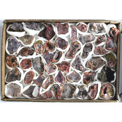 Chalcedony pink clusters A 1TRAY