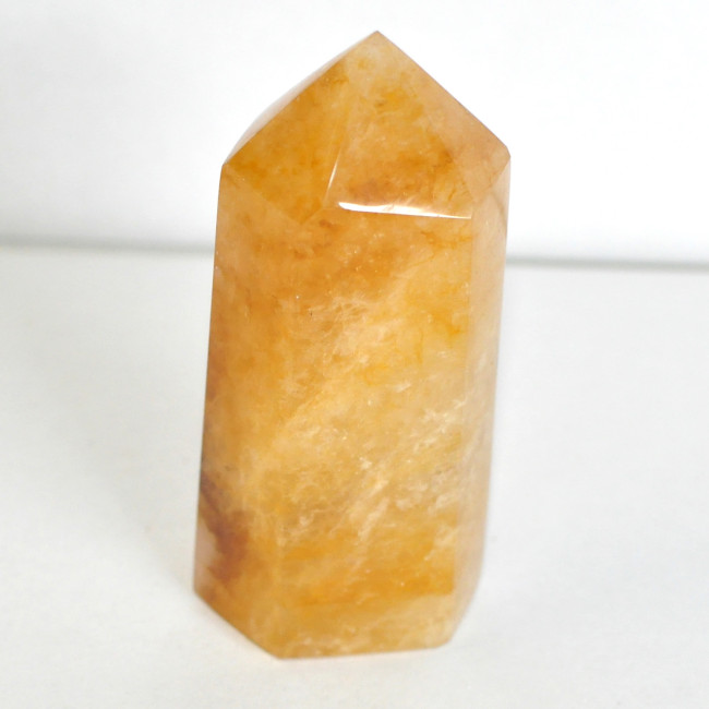 Limonite with Rock Crystal obelisk 6-sided 1PC (11)