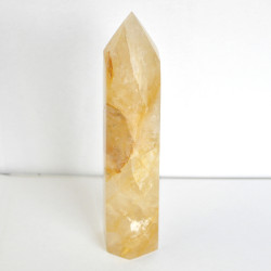Limonite with Rock Crystal obelisk 6-sided 1PC (3) Limonite with Rock Crystal obelisk 6-sided 1PC (3)