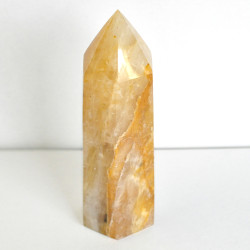 Limonite with Rock Crystal obelisk 6-sided 1PC (5) Limonite with Rock Crystal obelisk 6-sided 1PC (5)