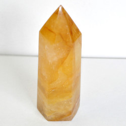 Limonite with Rock Crystal obelisk 6-sided 1PC (8) Limonite with Rock Crystal obelisk 6-sided 1PC (8)