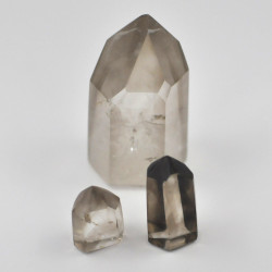 Smoky Quartz cut points 250GR