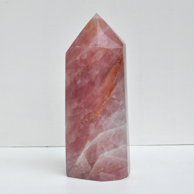 Rose Quartz obelisk 6-sided (1)