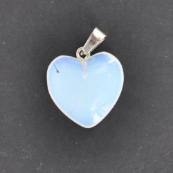 Opalite pendant heart-shaped 1PC