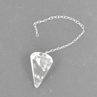 Rock Crystal pendulum 1PC