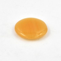 Calcite orange flat stone 1PC