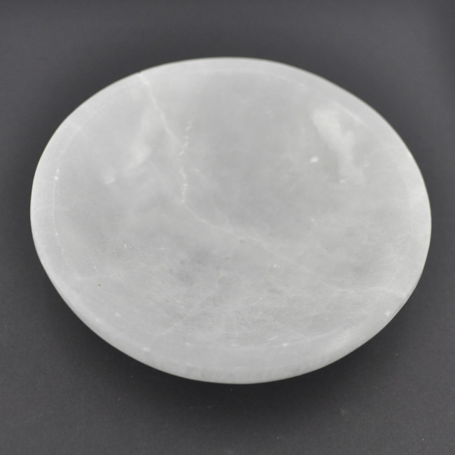 Selenite bowl round 20cm 1PC