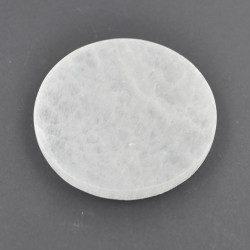 Selenite coaster disc 10cm