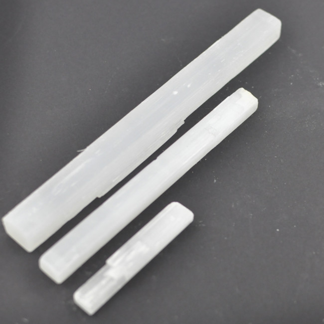 Selenite sticks rough