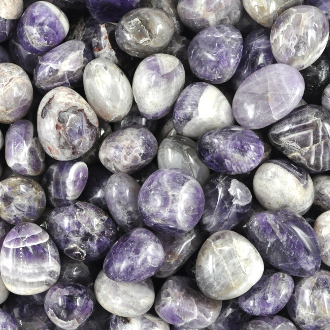 Amethyst tumbled stones (XL) 1KG