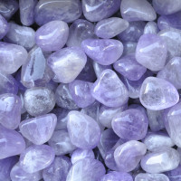 Amethyst tumbled stones (XL) 250GR