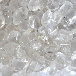 Rock Crystal tumbled stones (L) 250GR