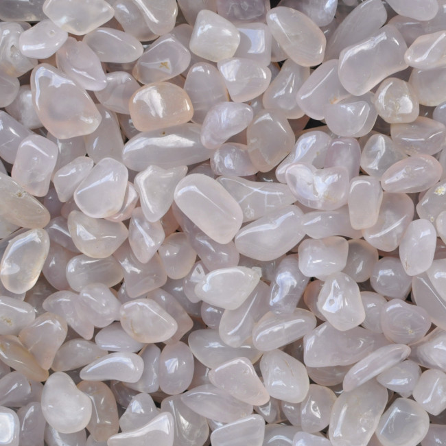 Chalcedony pink tumbled stones (M) 100GR