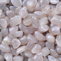 Chalcedony pink tumbled stones (XL) 100GR