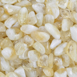 Citrine tumbled stones (L) 100GR