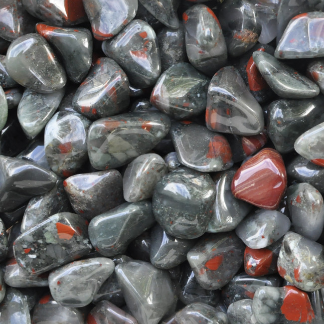 Heliotrope tumbled stones (XL) 250GR