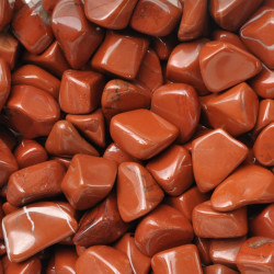 Jasper red tumbled stones (XL) 250GR