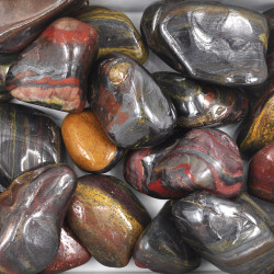 Tiger's Iron tumbled stones (XXL) 250GR
