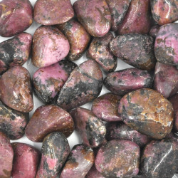 Rhodonite tumbled stones (M) 100GR