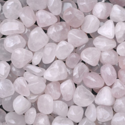 Rose Quartz tumbled stones (XL) 250GR