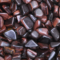 Bull's eye tumbled stones (XL) 250GR