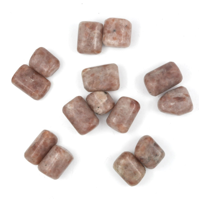 Sunstone tumbled stones (L) 100GR